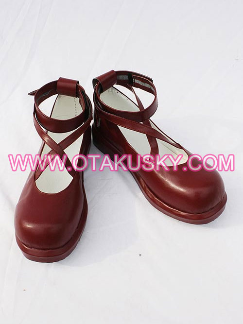 Aria The Scarlet Ammo Riko Mine Cosplay Shoes
