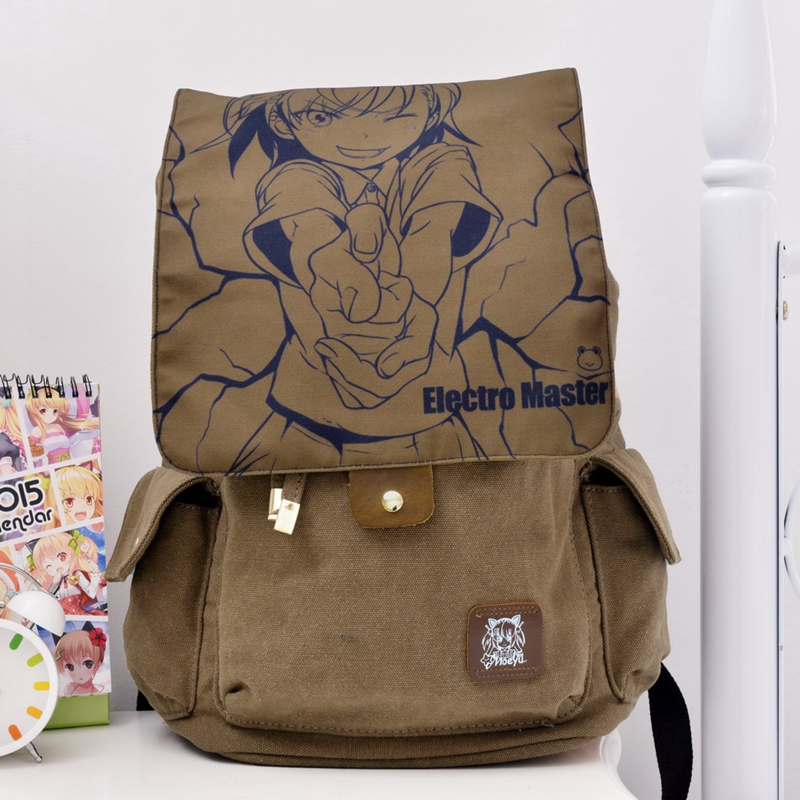 A Certain Magical Index Mikoto Misaka Anime Backpack Shoulder Bag