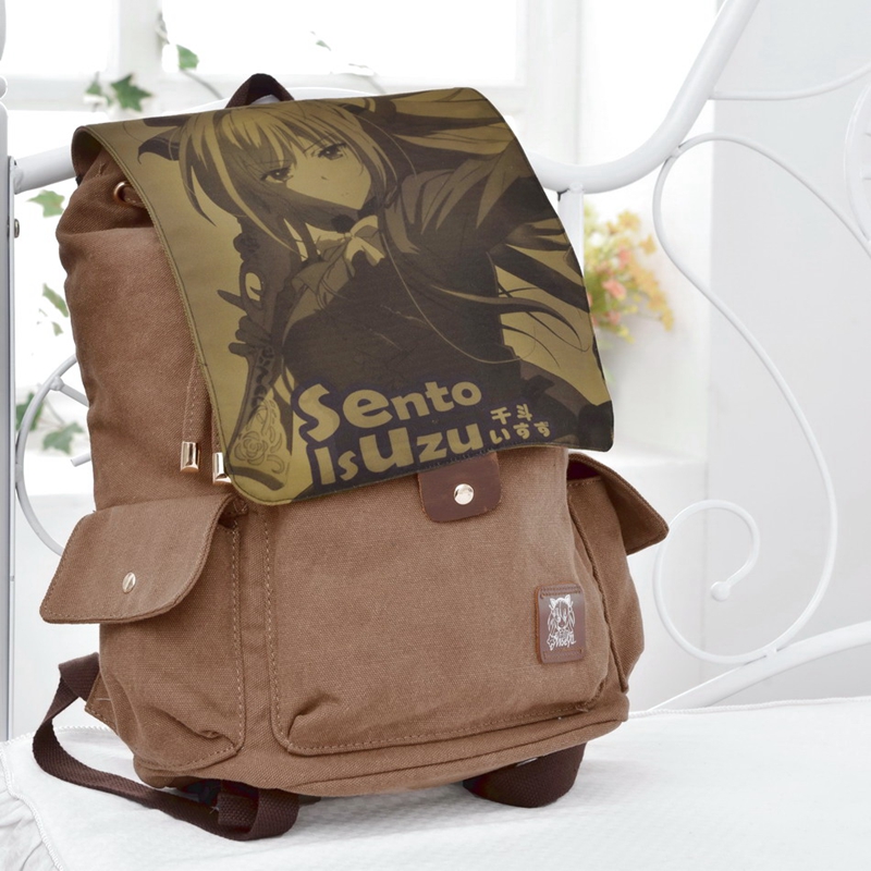 Amagi Brilliant Park Isuzu Sento Anime Backpack Shoulder Bag