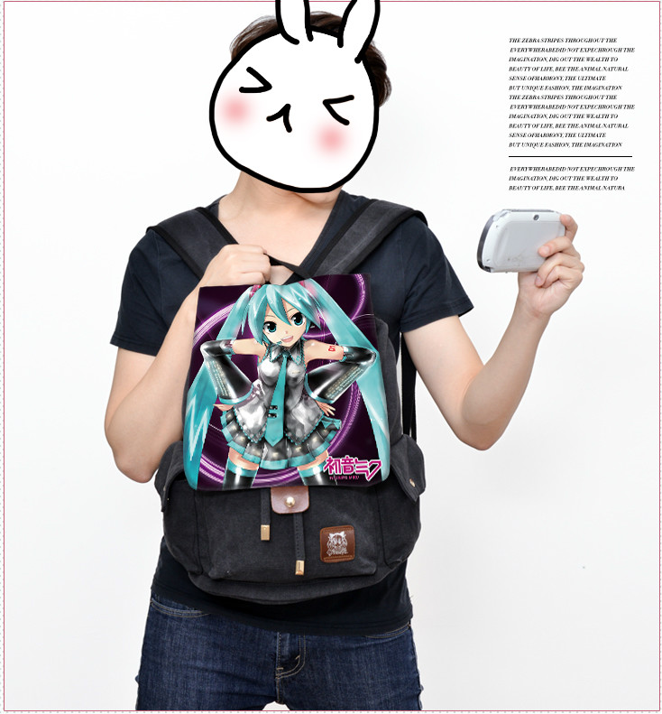Vocaloid Dakimakura Anime Backpack Shoulder Bag