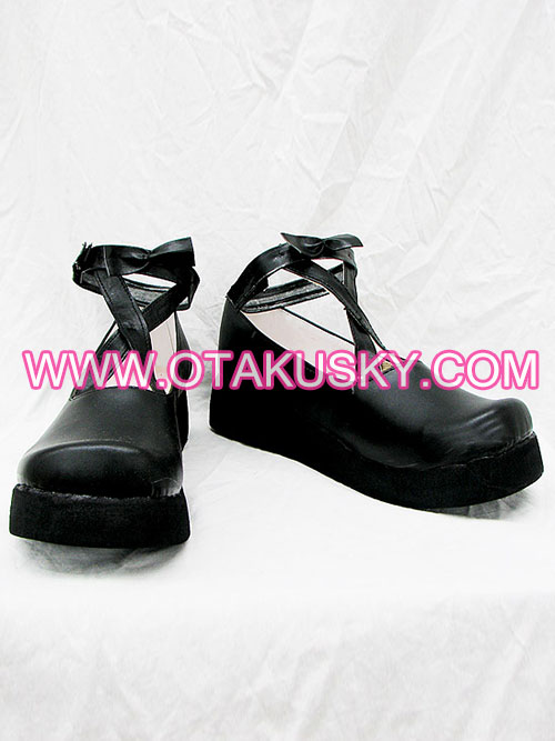 Black Cosplay Shoes 08