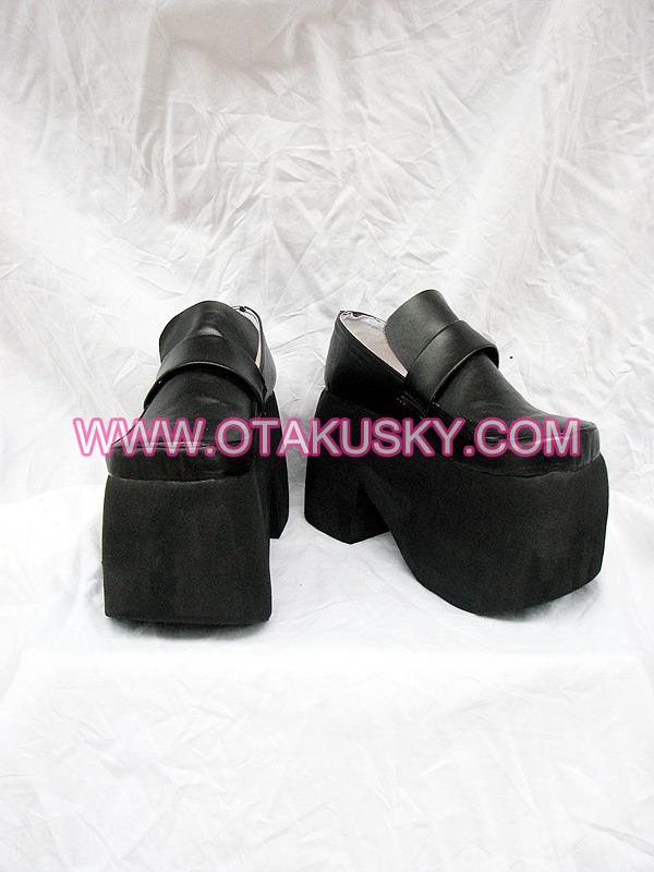 Classic Black Cosplay Shoes