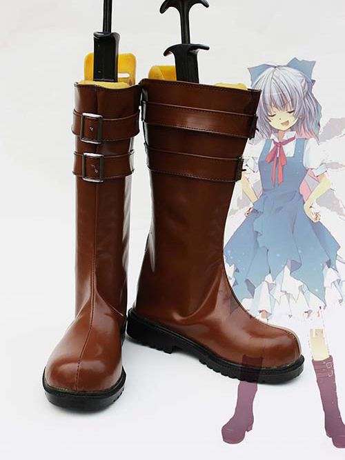Touhou Project Cirno Cosplay Boots