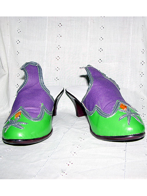 Trinity Blood Green Cosplay Shoes