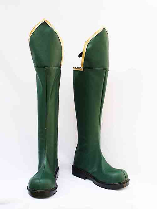 Trinity Blood Green Cosplay Boots
