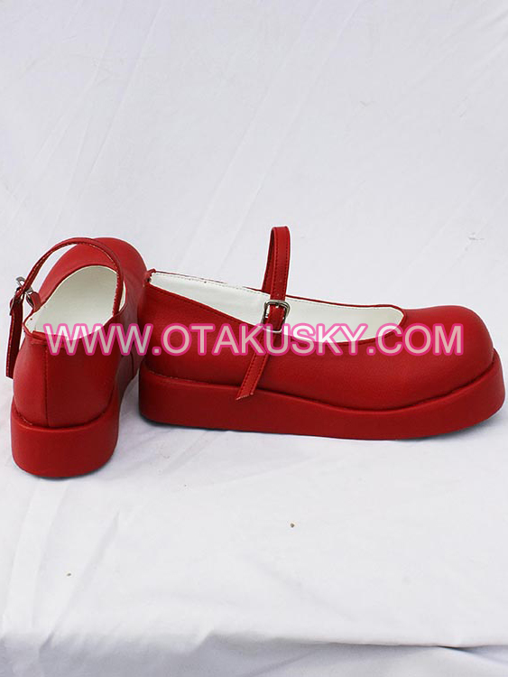 Umineko When They Cry Red Cosplay Shoes