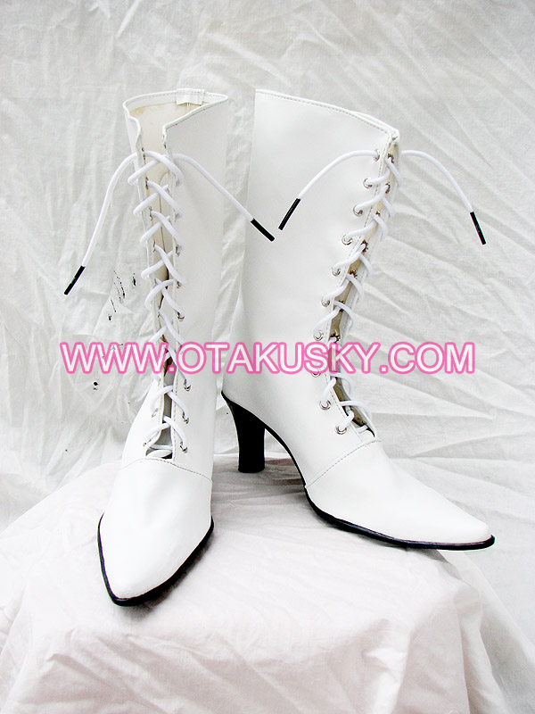 White Cosplay Boots 04