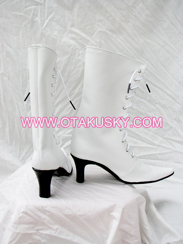 White Cosplay Boots 04