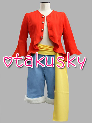 One Piece Monkey D Luffy Cosplay Costume 02