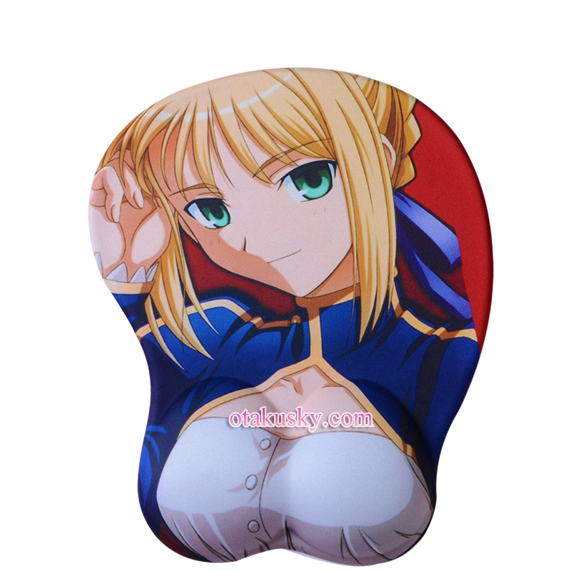 Fate Stay Night Fate Zero Saber Anime 3D Mouse Pads
