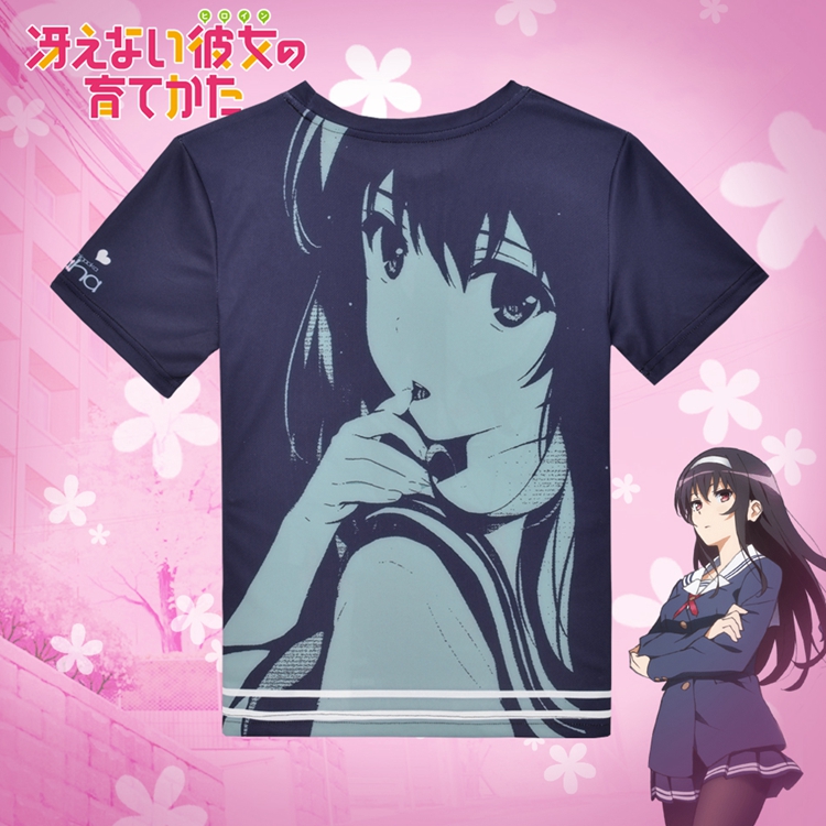 Saekano How to Raise a Boring Girlfriend Utaha Kasumigaoka Full Print T-Shirt
