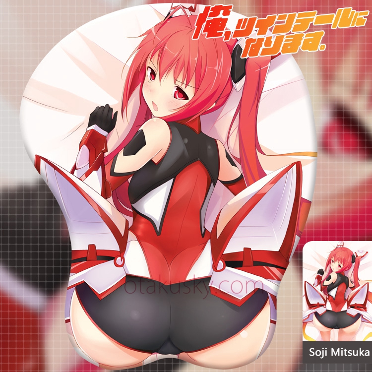 Gonna be the Twin Tail Tail Red Soji Mitsuka Anime 3D Mousepads