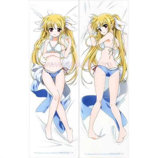 Magical Girl Lyrical Nanoha Dakimakura Fate Testarossa Body Pillow Case 06 - Click Image to Close