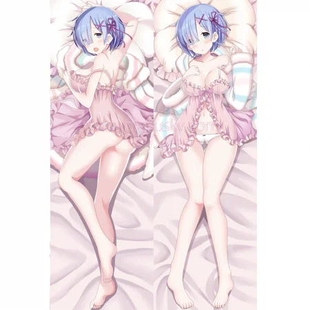 Re:Zero Dakimakura Rem Body Pillow Case 22