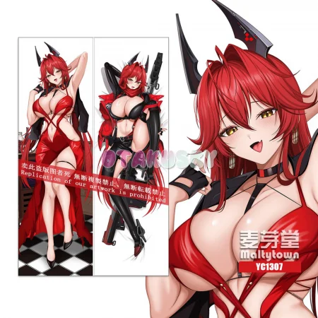 Goddess of Victory: Nikke Dakimakura Red Hood Body Pillow Case 02