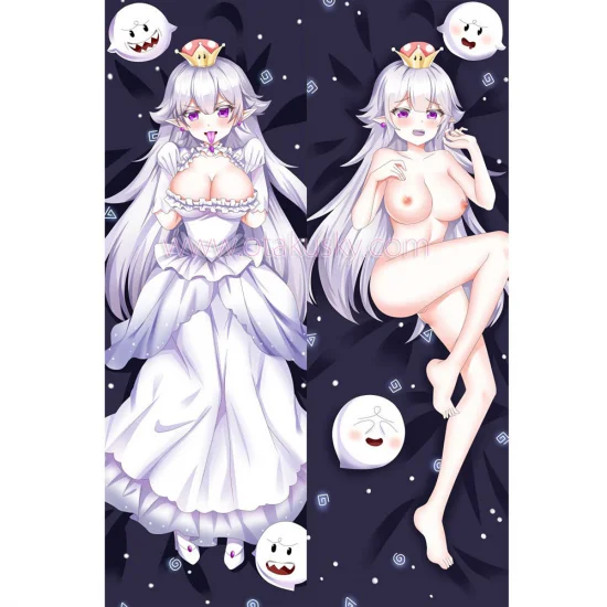 Super Mario Dakimakura Princess King Boo Body Pillow Case - Click Image to Close