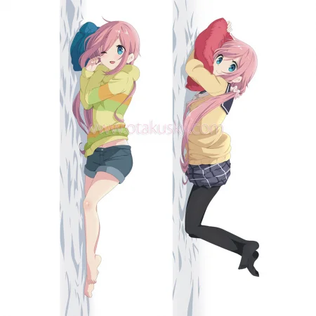 Laid-Back Camp Dakimakura Kagamihara Nadeshiko Body Pillow Case 02