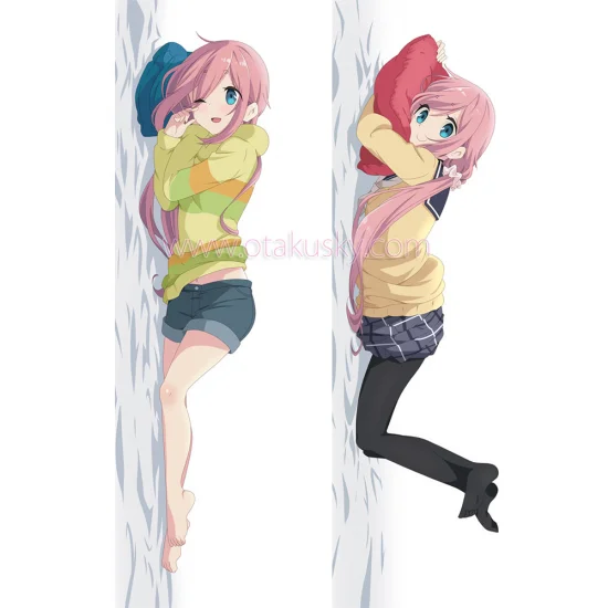 Laid-Back Camp Dakimakura Kagamihara Nadeshiko Body Pillow Case 02 - Click Image to Close