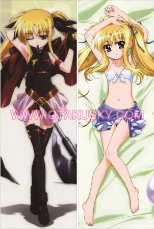 Magical Girl Lyrical Nanoha Fate Testarossa Body Pillow Case 38