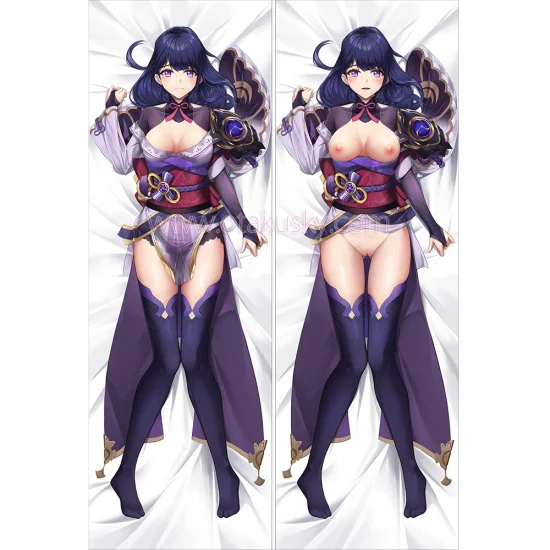 Genshin Impact Dakimakura Baal Raiden Shogun Body Pillow Case 27 - Click Image to Close