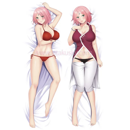 Naruto Dakimakura Sakura Haruno Body Pillow Case 03 - Click Image to Close