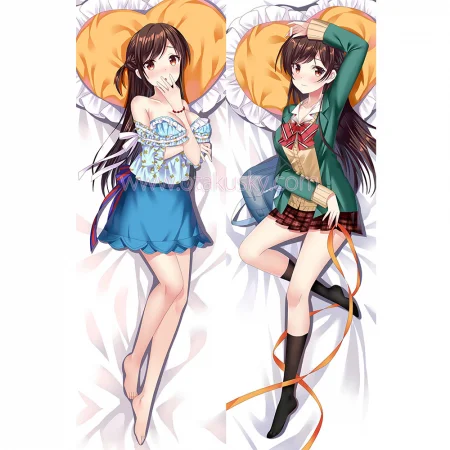 Kanojo Okarishimasu Dakimakura Chizuru Ichinose Body Pillow Case 03