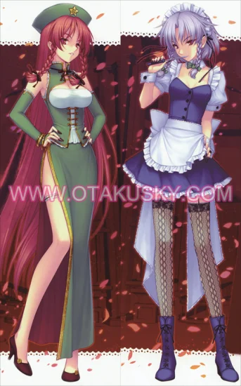Touhou Project Hong Meiling Body Pillow Case 02 - Click Image to Close