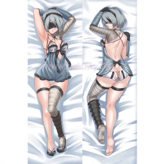 NieR:Automata Dakimakura 2B Body Pillow Case 09 - Click Image to Close