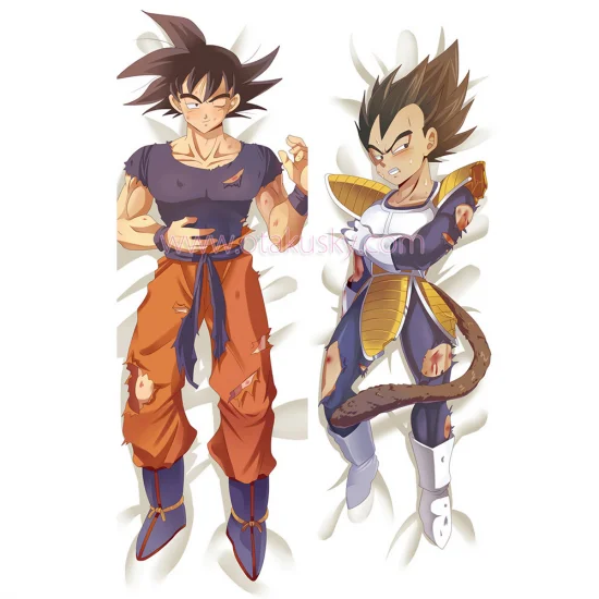 Dragon Ball Dakimakura Son Goku Kakarotto Vegeta Body Pillow Case - Click Image to Close