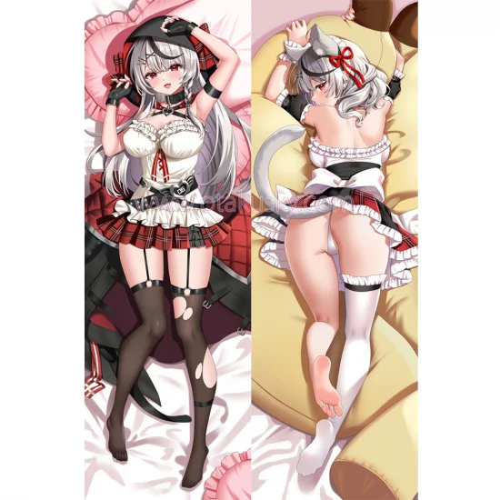 Virtual YouTuber Dakimakura Sakamata Chloe Body Pillow Case 08 - Click Image to Close