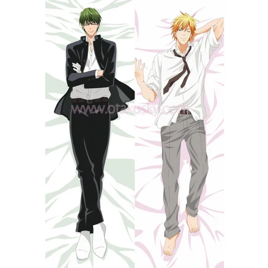 Kuroko no Basuke Dakimakura Shintarou Midorima Ryouta Kise Body Pillow Case - Click Image to Close