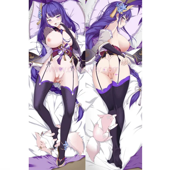 Genshin Impact Dakimakura Baal Raiden Shogun Body Pillow Case 49 - Click Image to Close