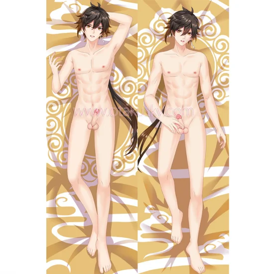Genshin Impact Dakimakura Zhongli Body Pillow Case 09 - Click Image to Close