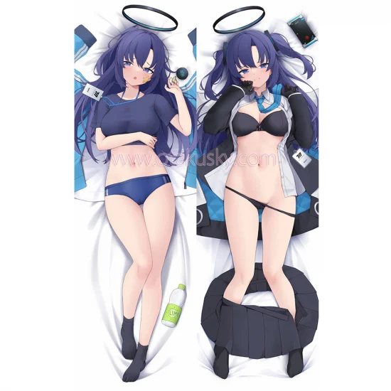 Blue Archive Dakimakura Hayase Yuuka Body Pillow Case 03 - Click Image to Close