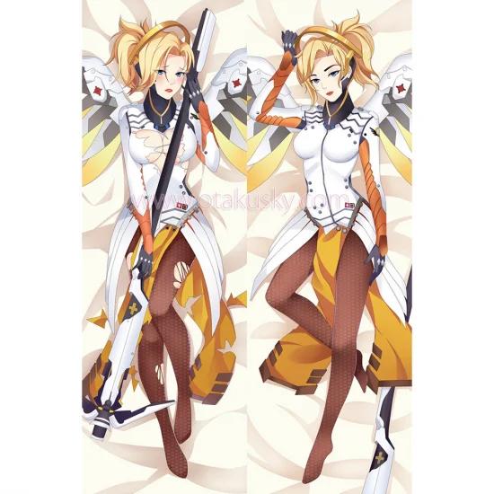 Overwatch OW Dakimakura Mercy Angela Ziegler Body Pillow Case 04 - Click Image to Close
