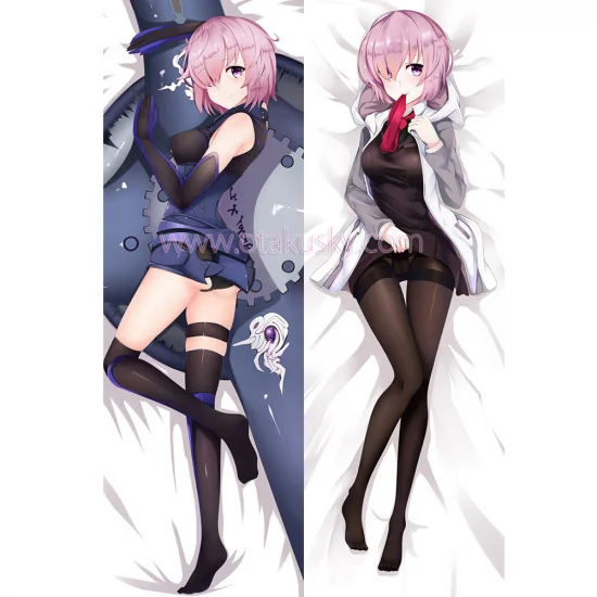 Fate/Grand Order Dakimakura Shielder Mash Kyrielight Body Pillow Case 30 - Click Image to Close
