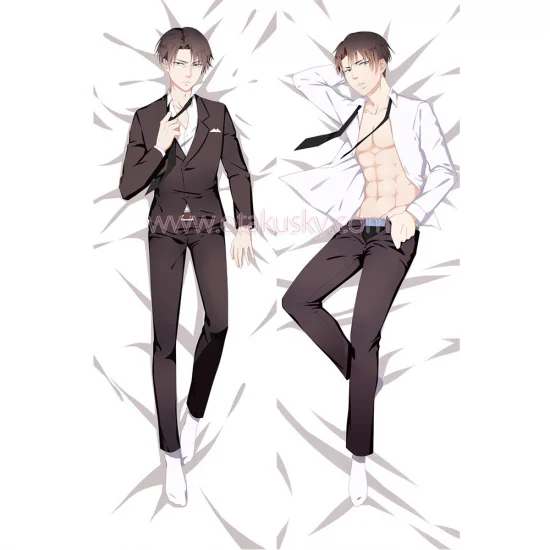 Attack on Titan Dakimakura Levi Body Pillow Case 03 - Click Image to Close