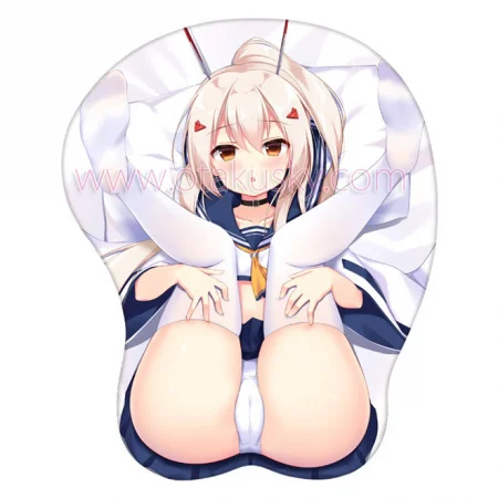 2way Azur Lane Ayanami Anime 3D Mouse Pad Mat Wrist Rest