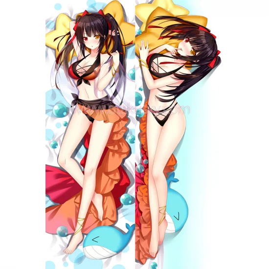 Date a Live Dakimakura Kurumi Tokisaki Body Pillow Case 11 - Click Image to Close