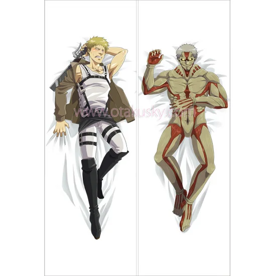 Attack on Titan Dakimakura Reiner Braun Body Pillow Case 02 - Click Image to Close