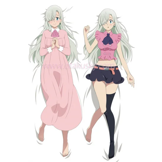 Nanatsu no Taizai Dakimakura Elizabeth Liones Body Pillow Case - Click Image to Close