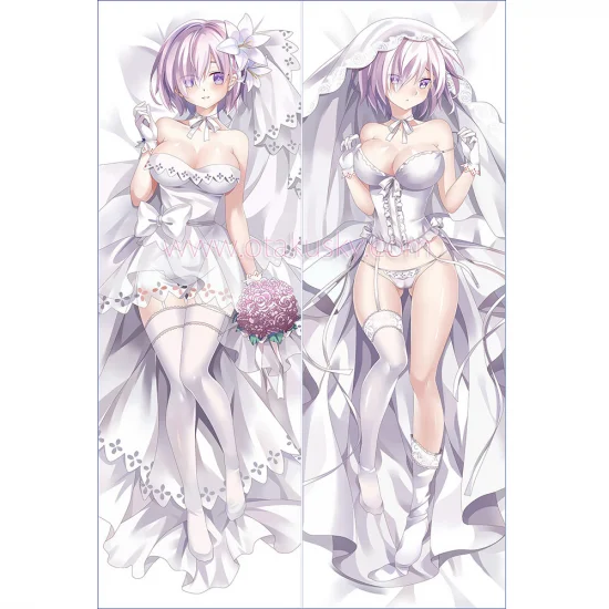Fate/Grand Order Dakimakura Shielder Mash Kyrielight Body Pillow Case 13 - Click Image to Close