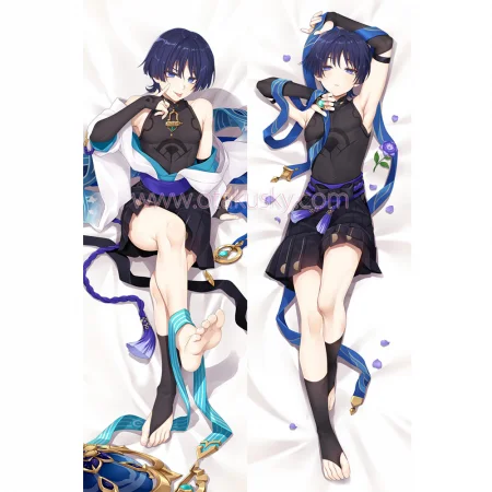 Genshin Impact Dakimakura Wanderer Body Pillow Case 03