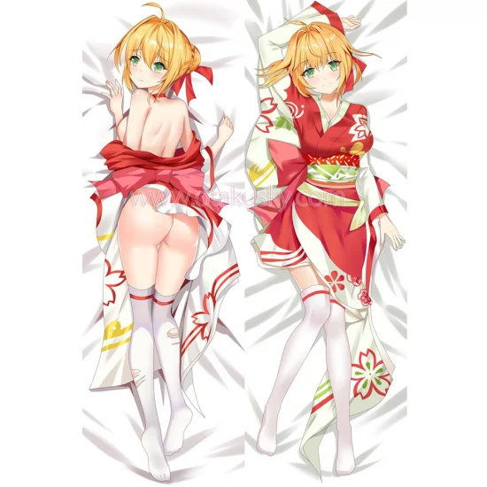 Fate/Grand Order Dakimakura Saber Nero Claudius Drusus Body Pillow Case 18 - Click Image to Close