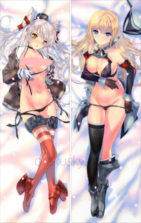 Kantai Collection Amatsukaze Bismarck Body Pillow Case