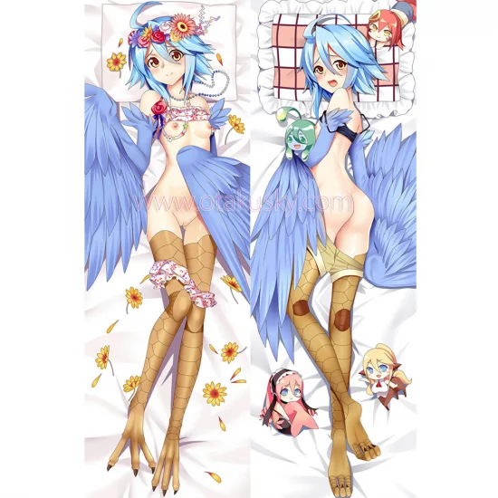 Monster Musume no Iru Nichijou Dakimakura Papi Body Pillow Case 02 - Click Image to Close