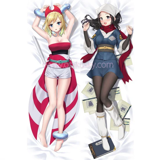 Pokemon Dakimakura Irida Akari Body Pillow Case 02 - Click Image to Close