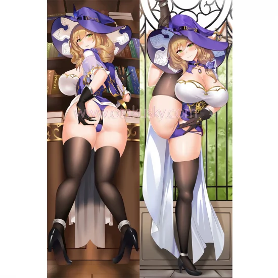 Genshin Impact Dakimakura Lisa Body Pillow Case 04 - Click Image to Close