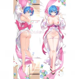 Re:Zero Dakimakura Rem Body Pillow Case 43