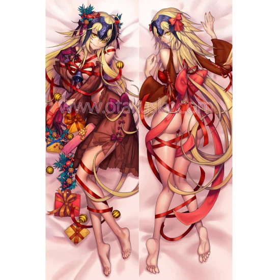 Fate/Grand Order Dakimakura Black Jeanne d'Arc Body Pillow Case 06 - Click Image to Close